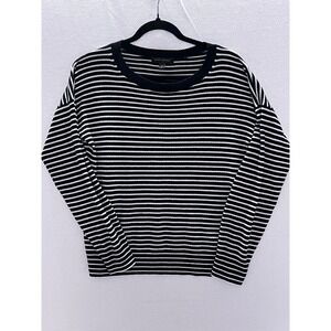 Banana Republic Striped Scoop‎ Neck Long Sleeve Sweater Womens Size S